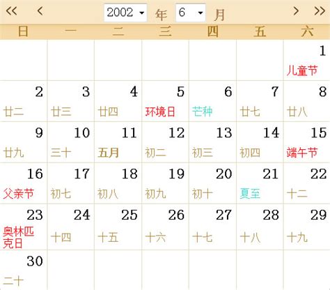 2002年 農曆